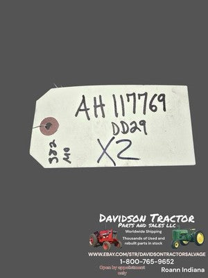 John Deere New Old Stock Part-# AH117769 DD29