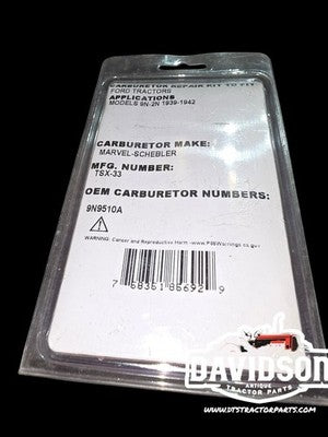 Tisco Carburetor Repair Kit Ford Tractors