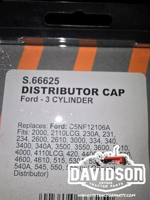 Distributor Cap Ford-3Cylinder S66625