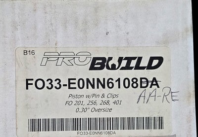 FO33-E0NN6108AA- RE Piston W/ Pin Clips STD Fits Ford