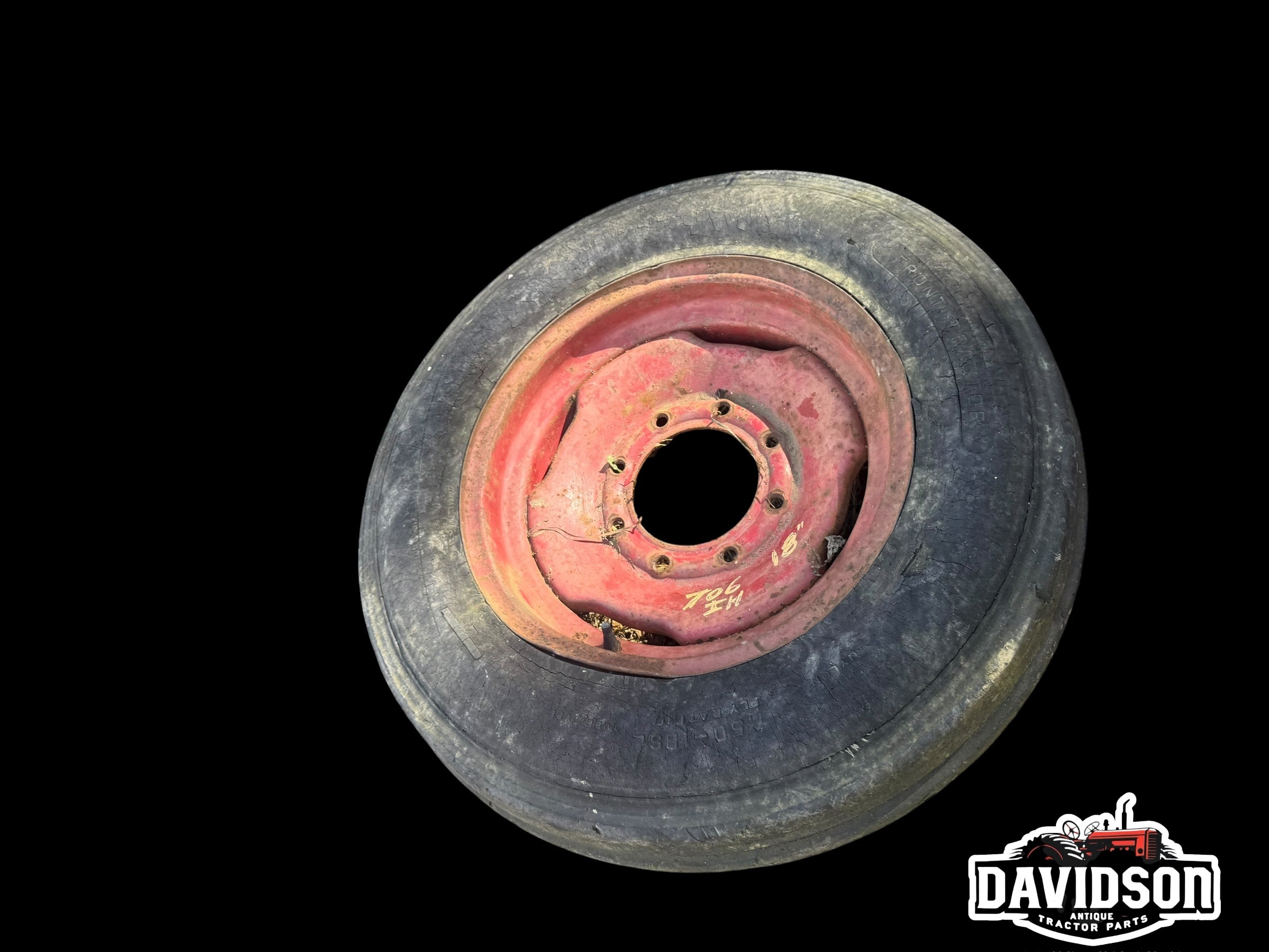 International 706 Wheatland 7.50-18 Front rims-Tires