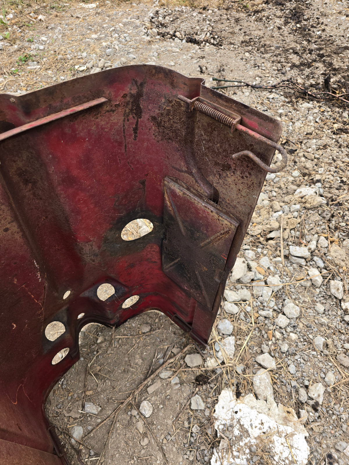 Early Farmall H hood engine cover antique tractor