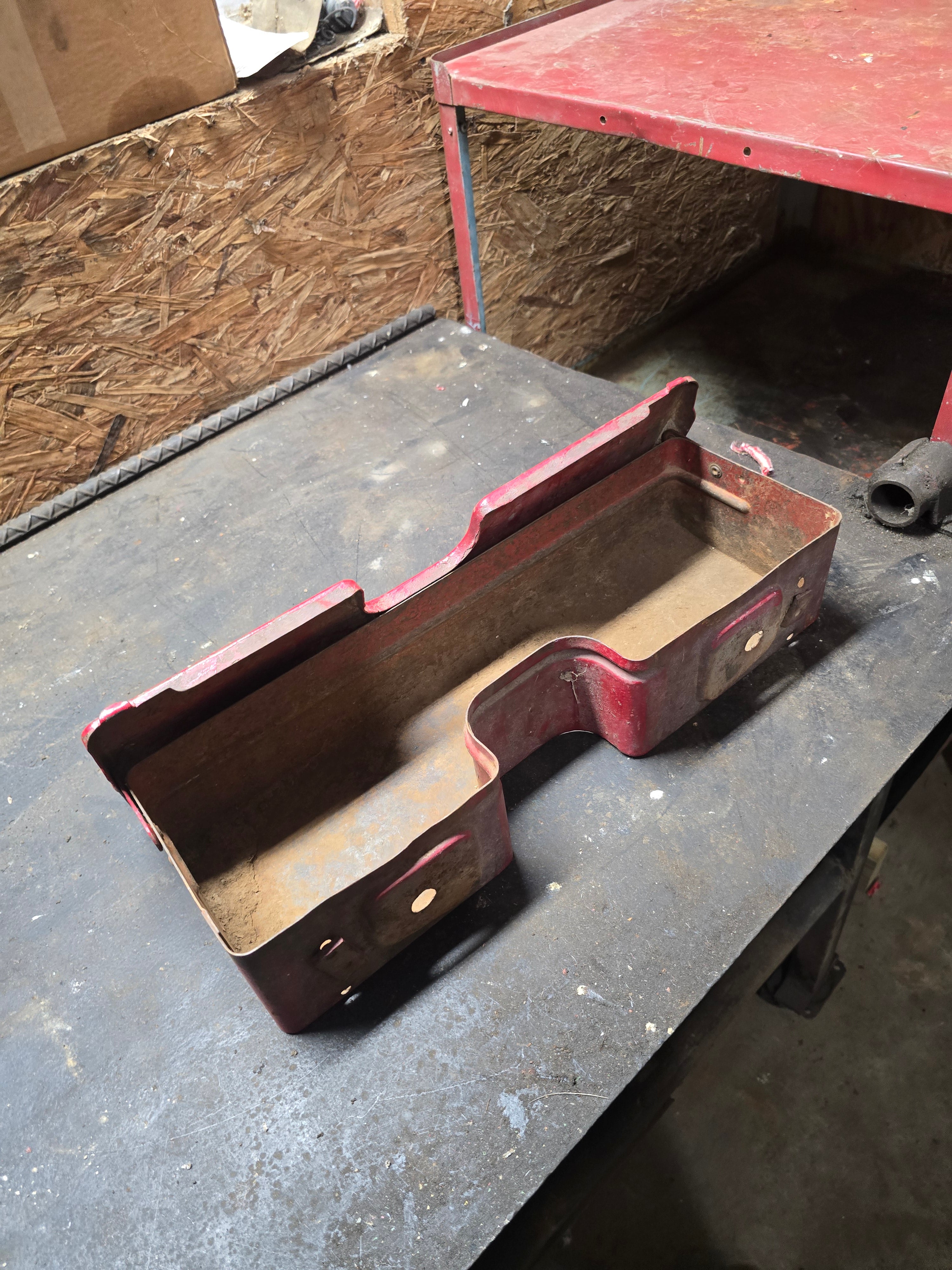 Farmall H M supers light bar toolbox