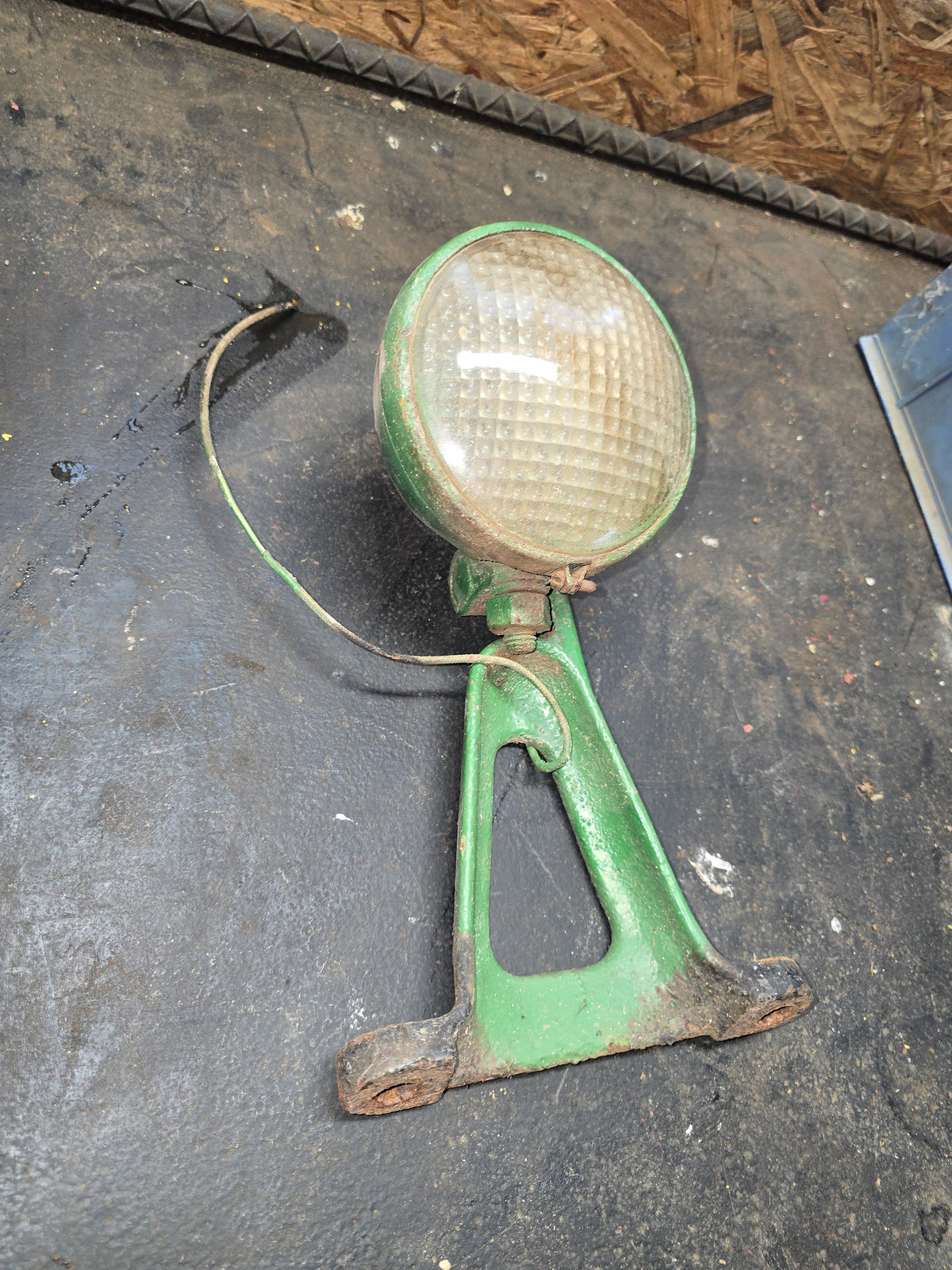 John Deere A B Rear light w/bracket
