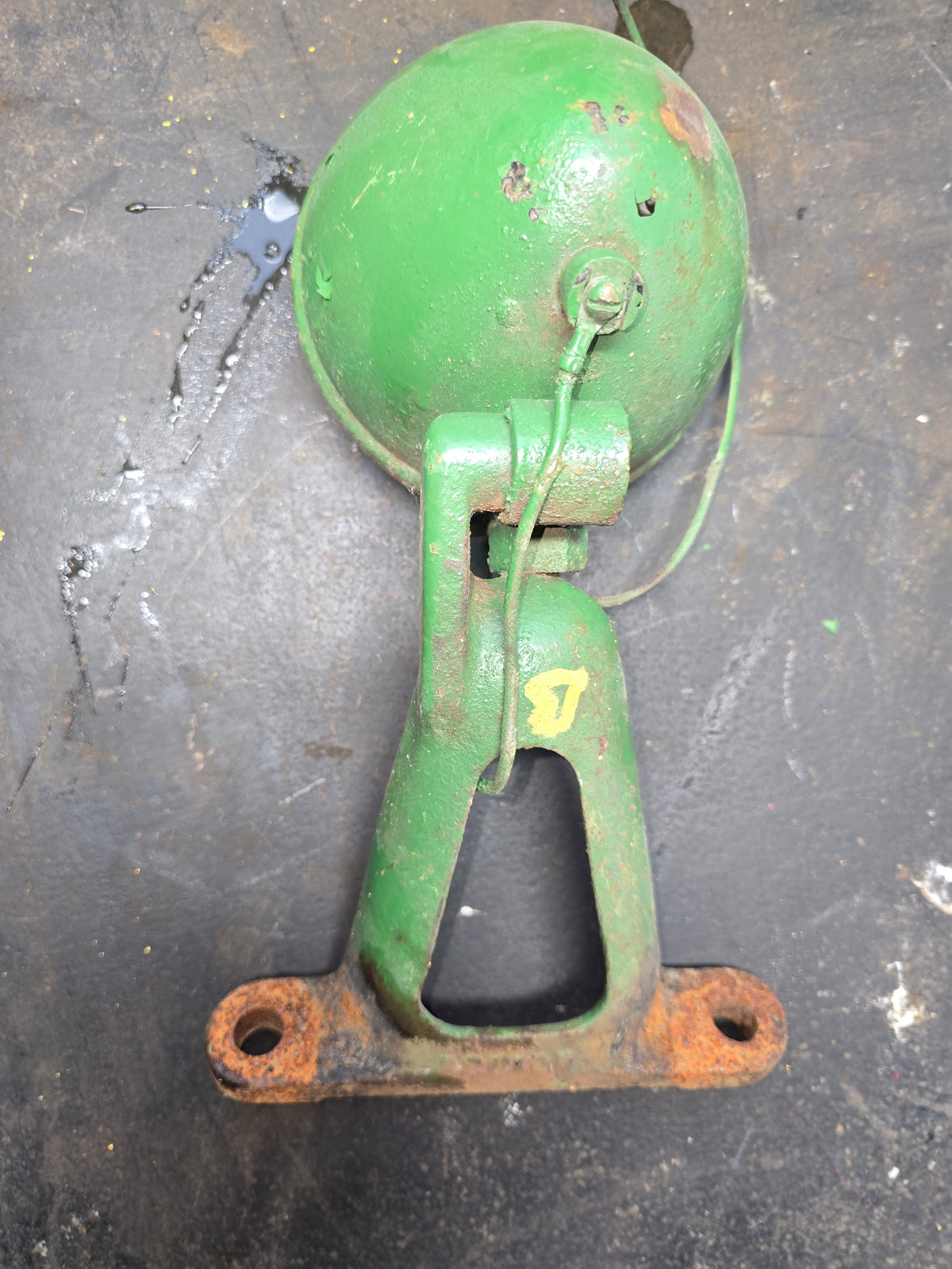 John Deere A B Rear light w/bracket
