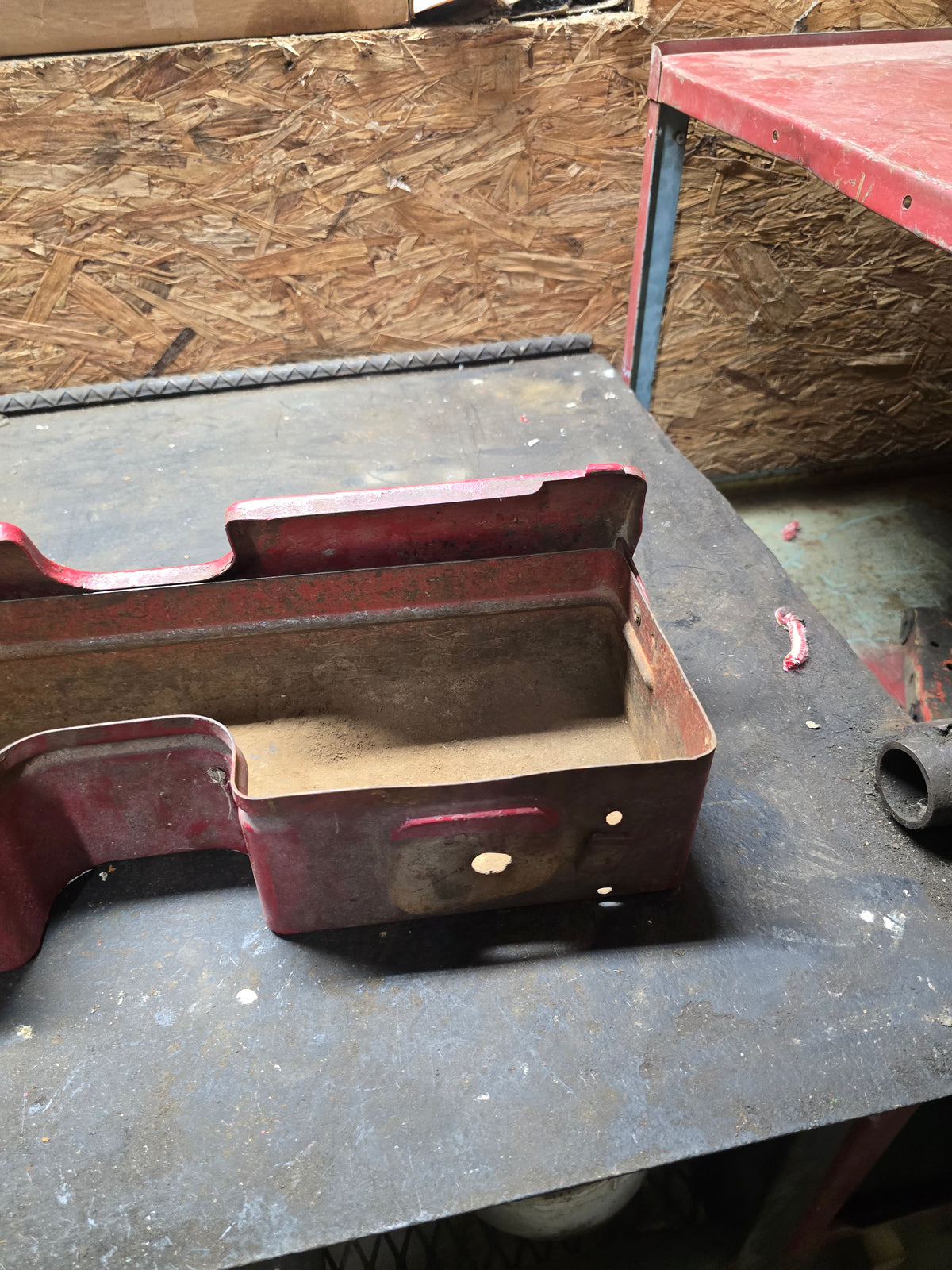Farmall H M supers light bar toolbox