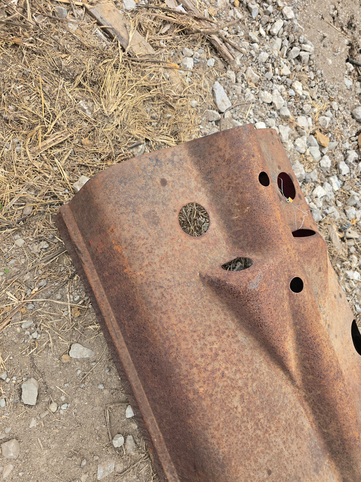 Early Farmall H hood engine cover antique tractor