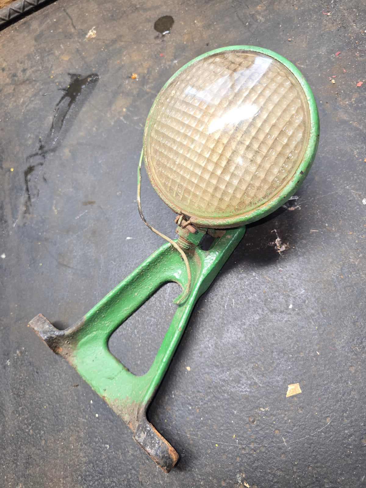 John Deere A B Rear light w/bracket