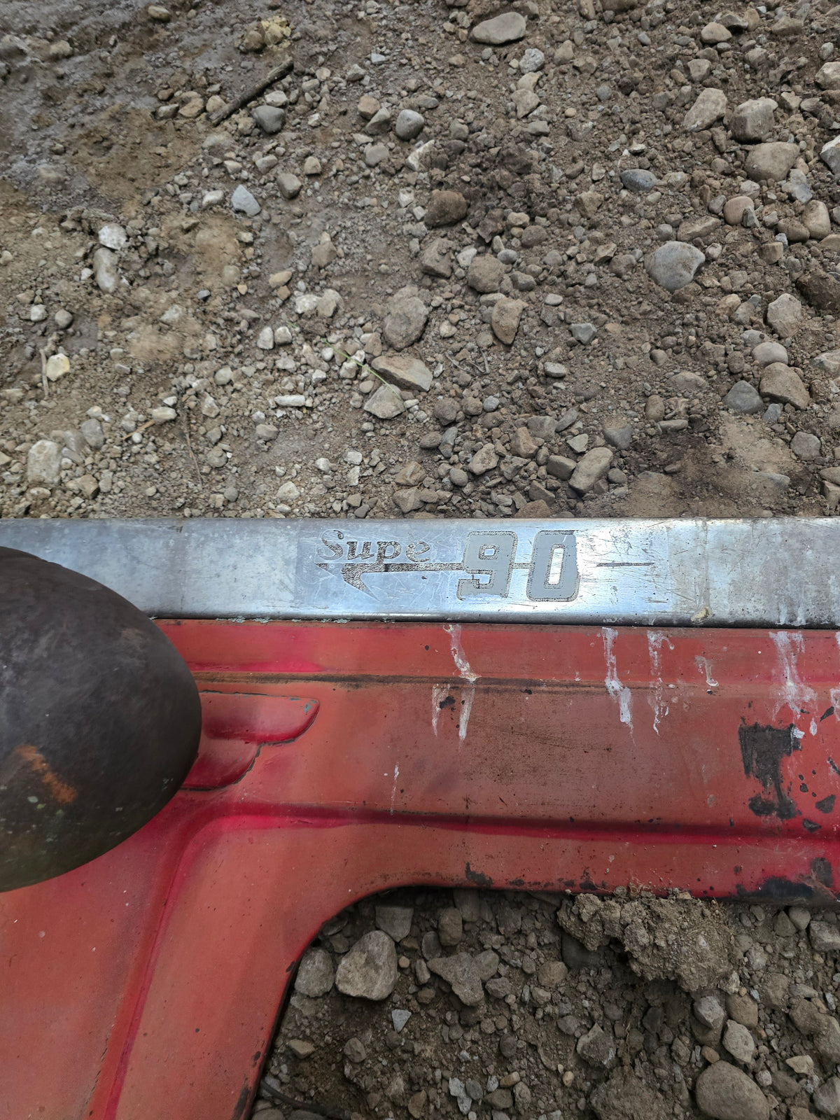Massey Ferguson Super 90 left hood side panel