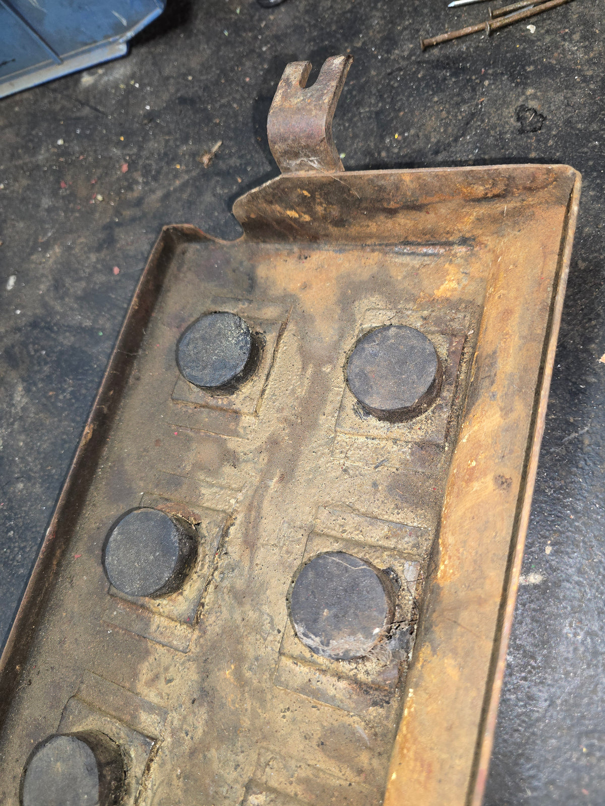 Farmall M early super M battery box lid