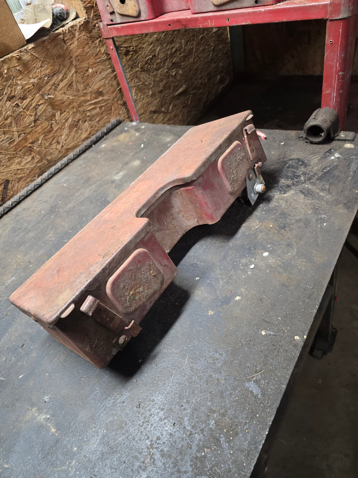 Farmall H M supers light bar toolbox