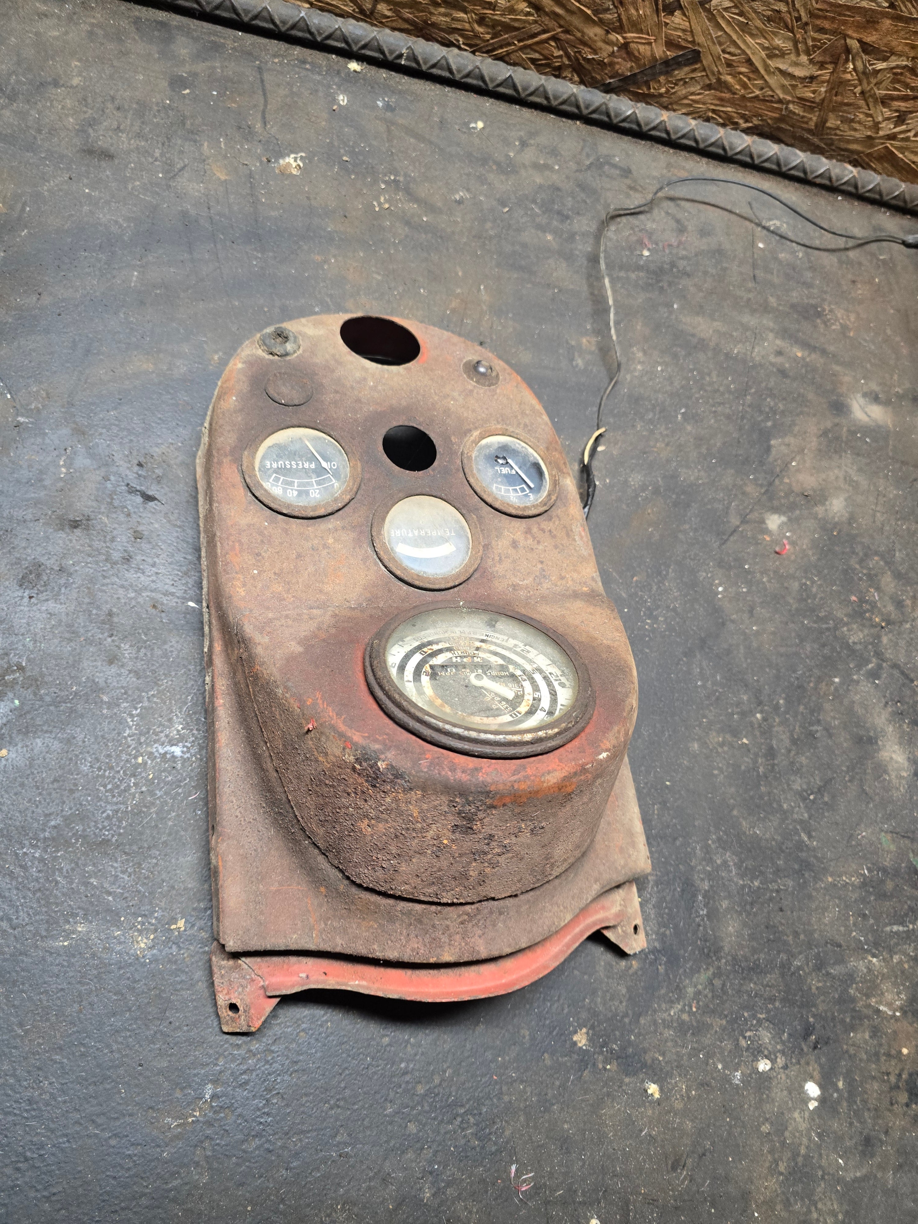 Ford 901 Diesel dash panel assembly