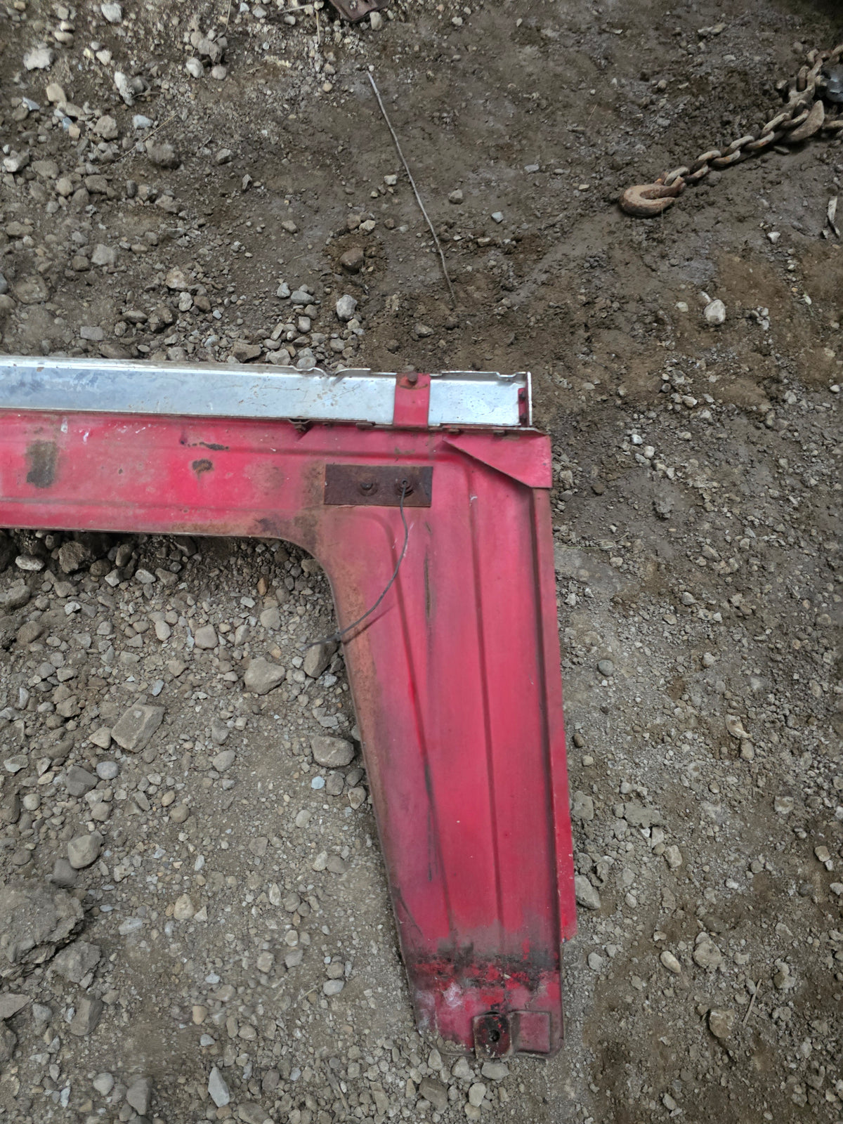 Massey Ferguson Super 90 left hood side panel