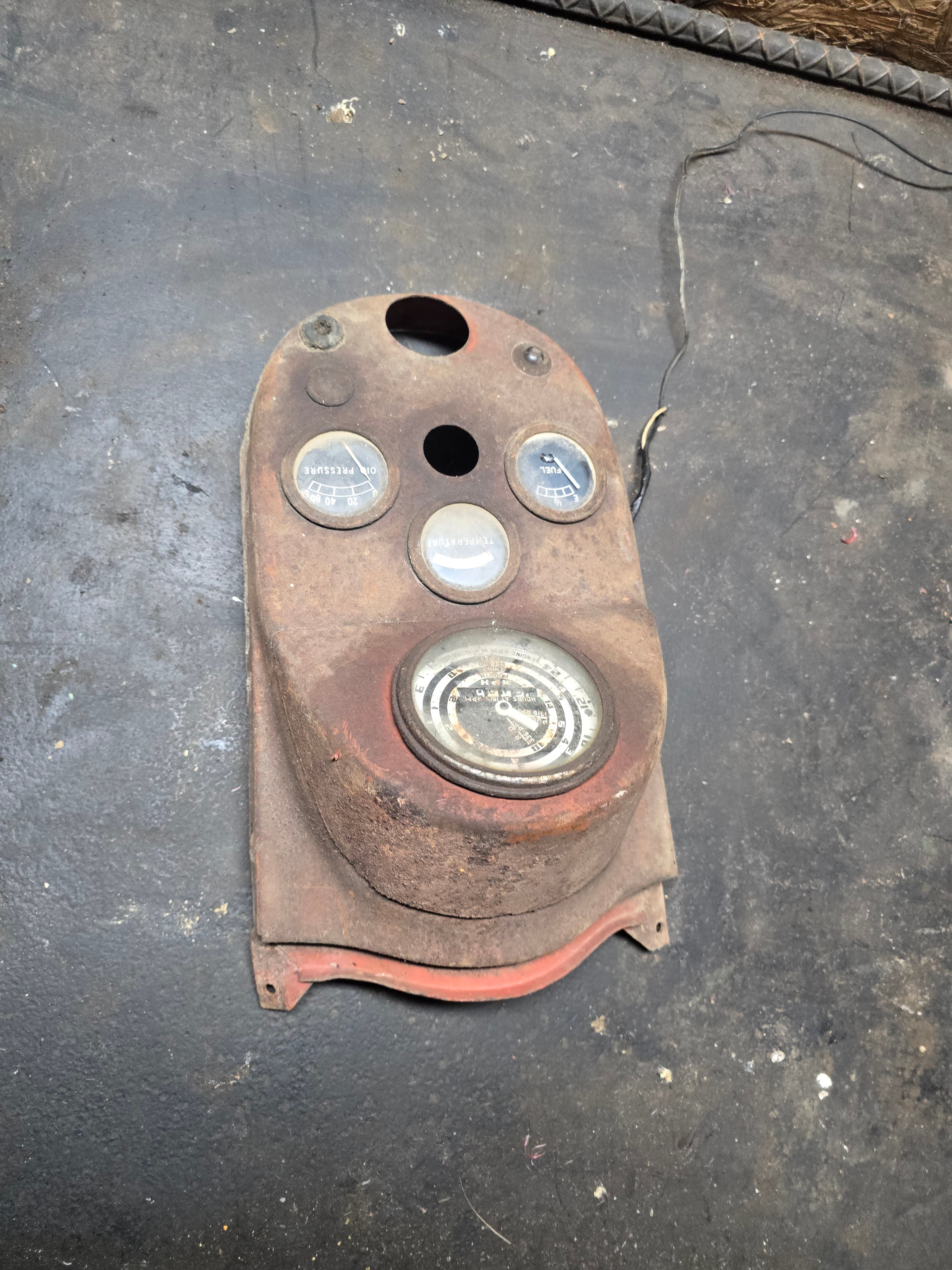 Ford 901 Diesel dash panel assembly