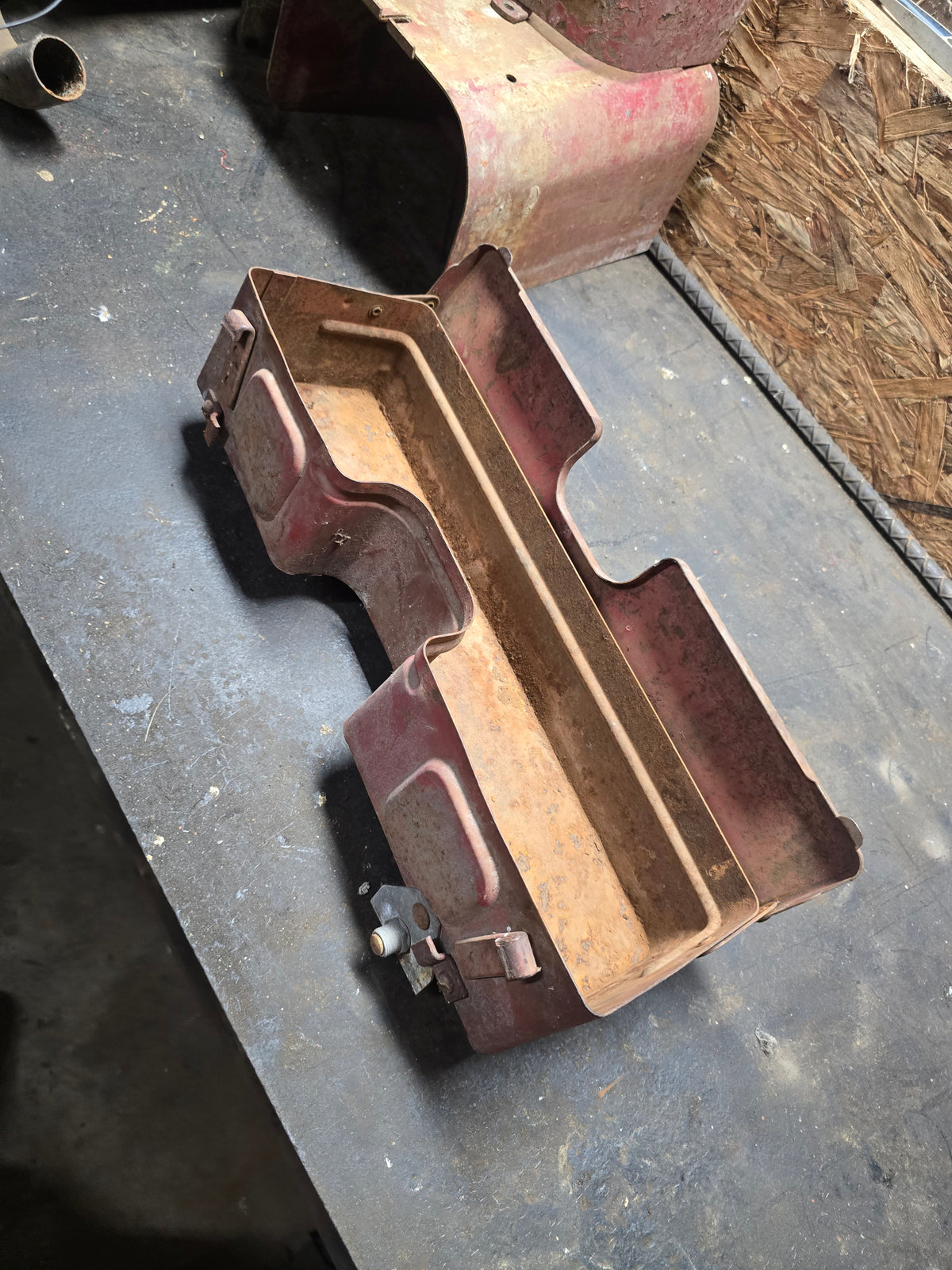 Farmall H M supers light bar toolbox