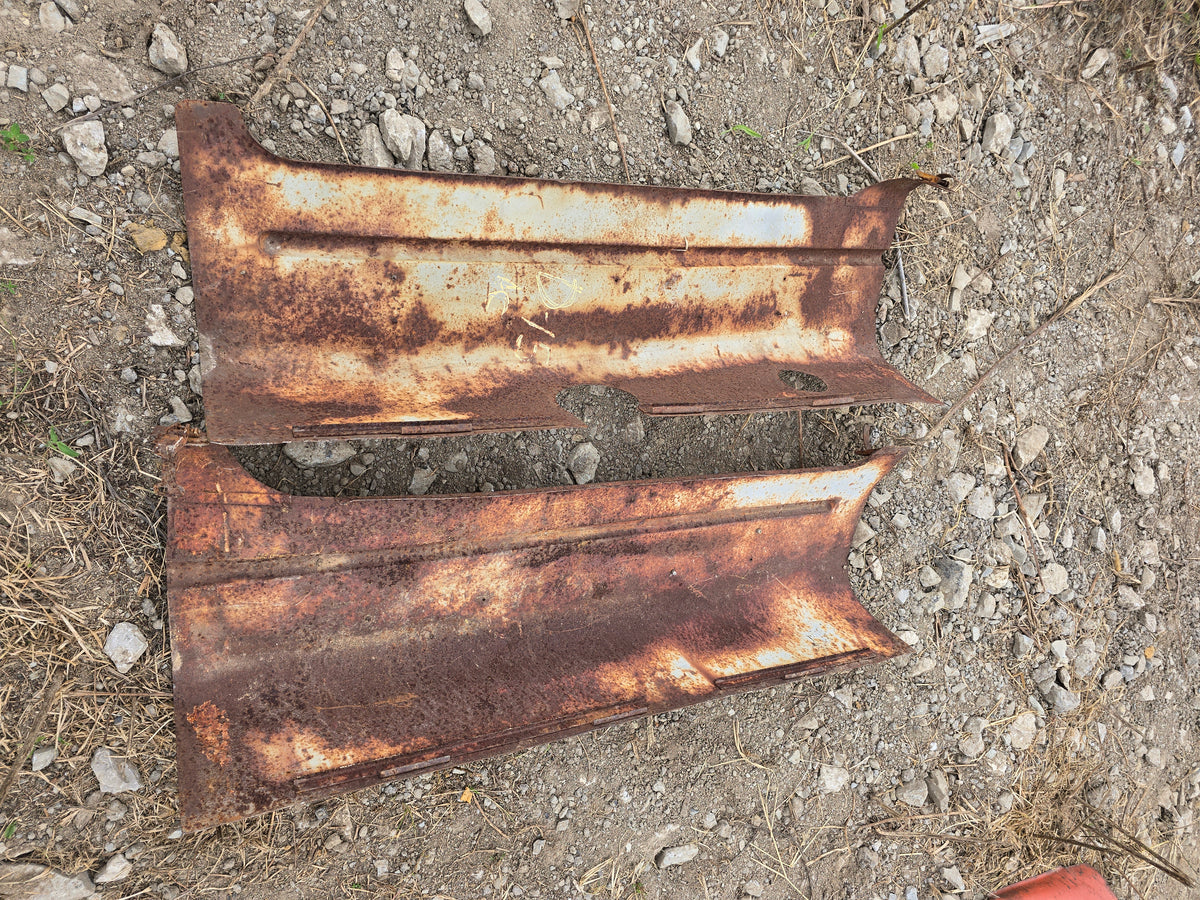 Allis Chalmers D-15 Industrial hood panel pair antique tractor