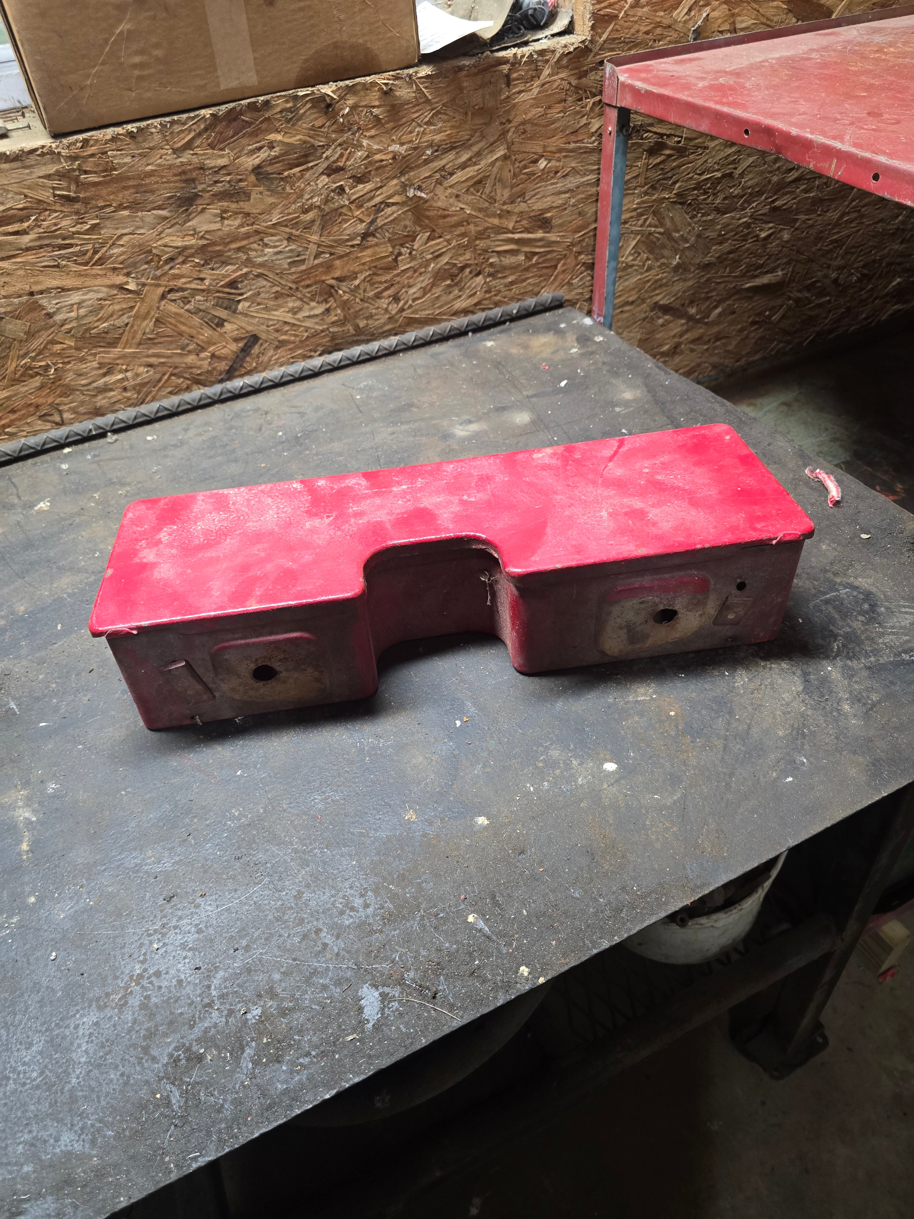 Farmall H M supers light bar toolbox