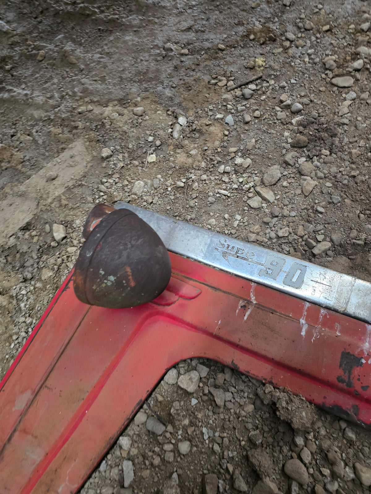 Massey Ferguson Super 90 left hood side panel