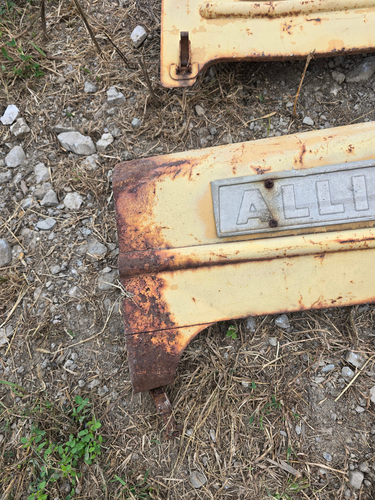 Allis Chalmers D-15 Industrial hood panel pair antique tractor