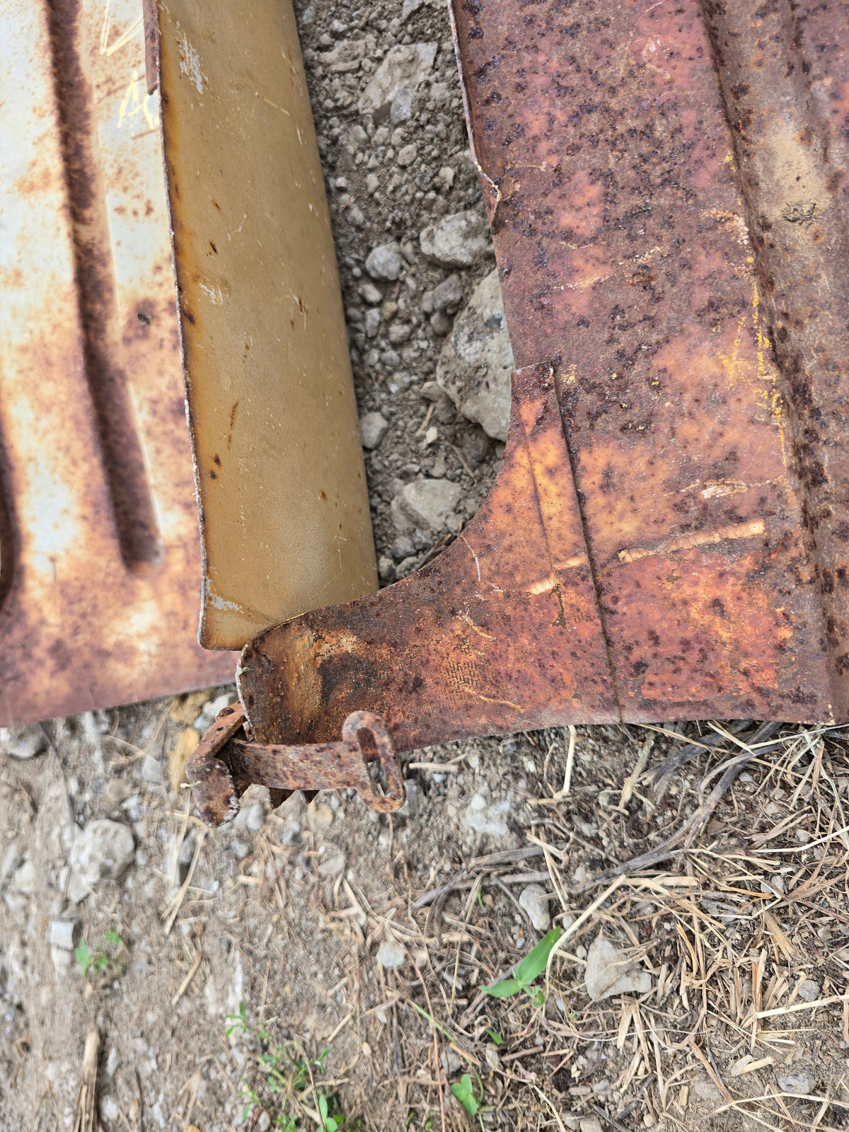 Allis Chalmers D-15 Industrial hood panel pair antique tractor