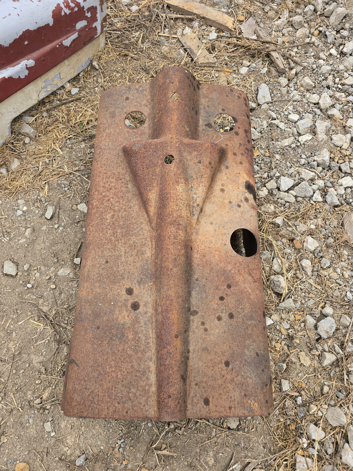 Early Farmall H hood engine cover antique tractor