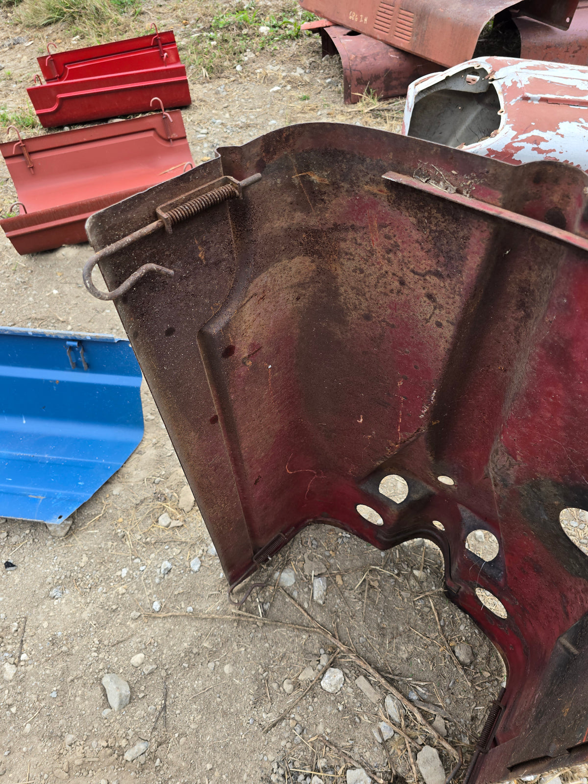 Early Farmall H hood engine cover antique tractor
