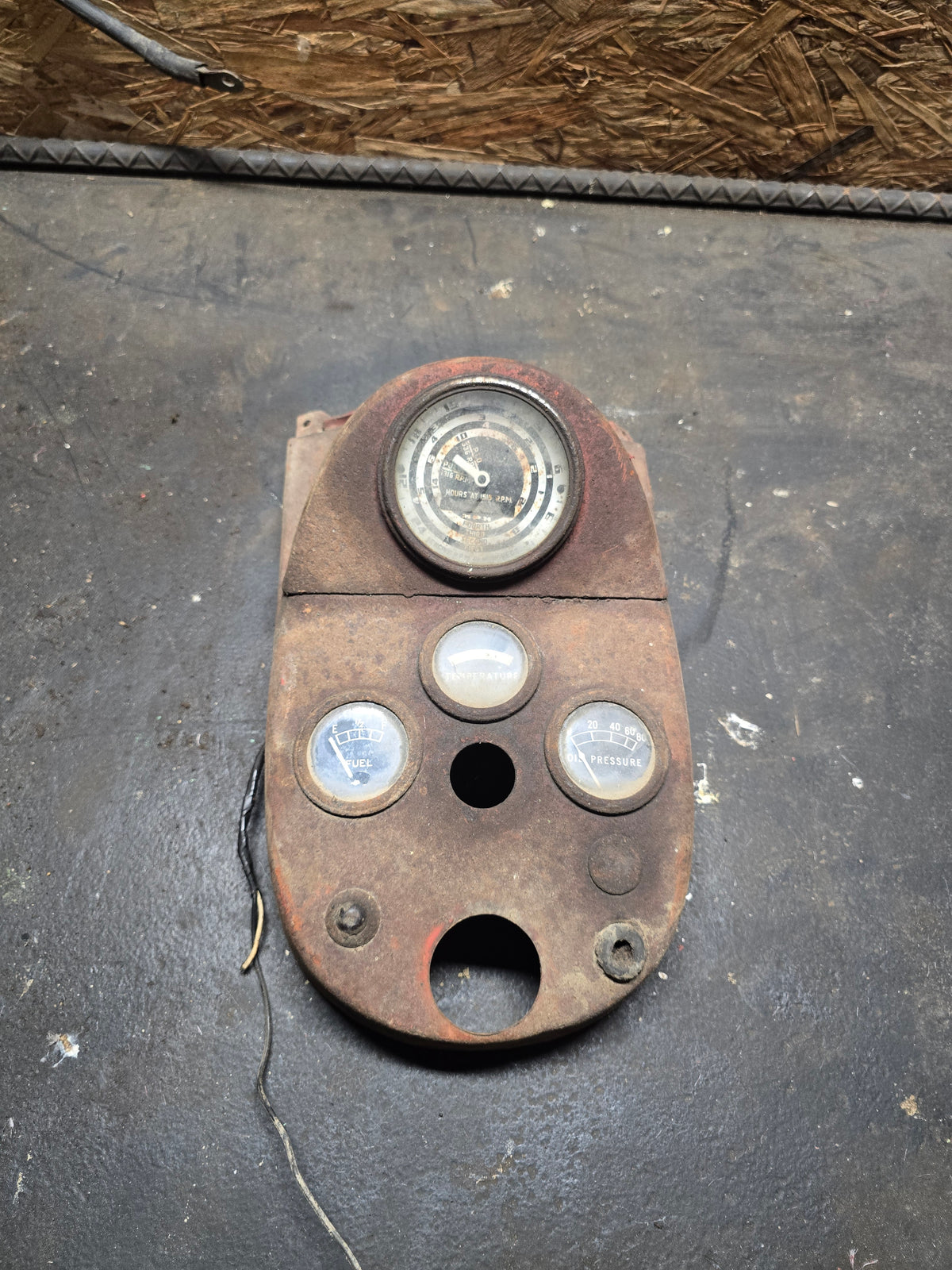 Ford 901 Diesel dash panel assembly