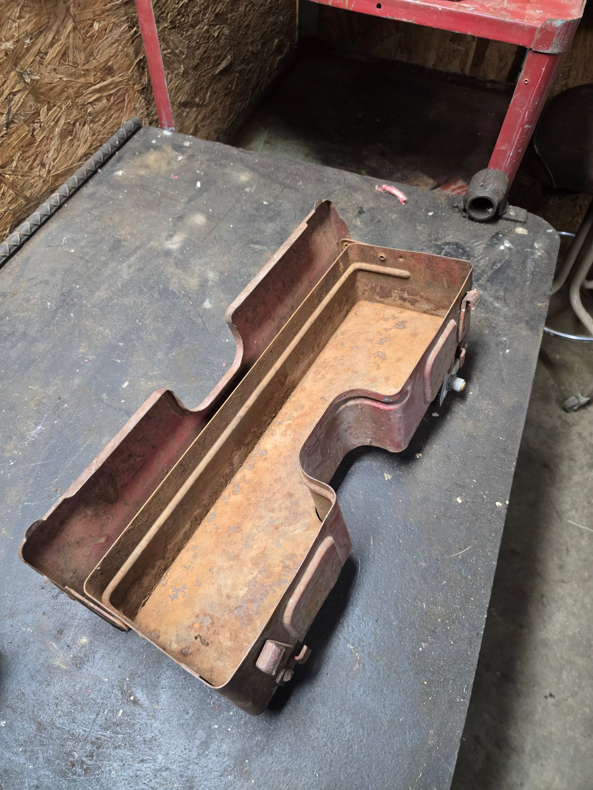 Farmall H M supers light bar toolbox