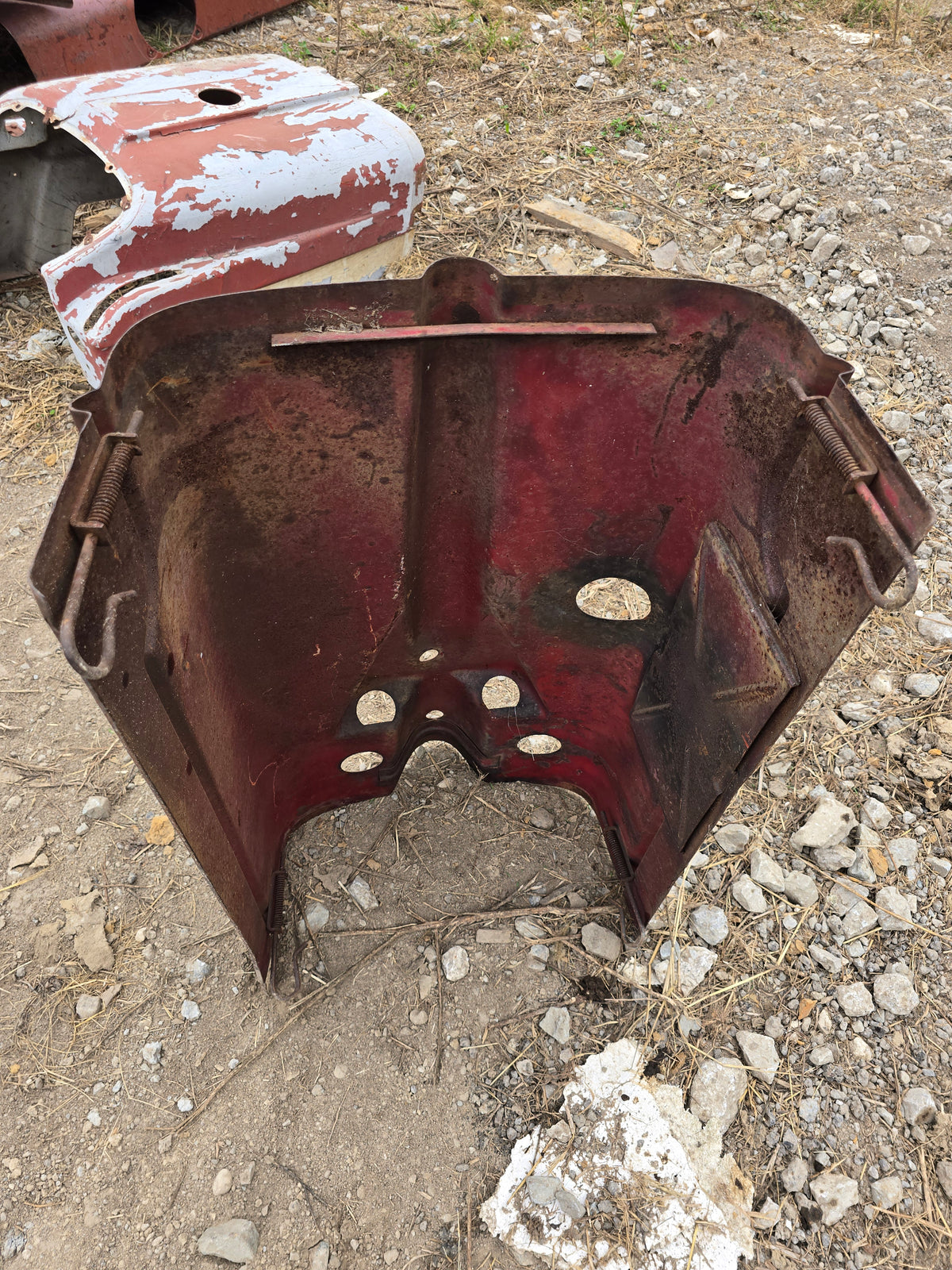 Early Farmall H hood engine cover antique tractor